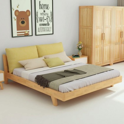 Solid Wood Bed Double